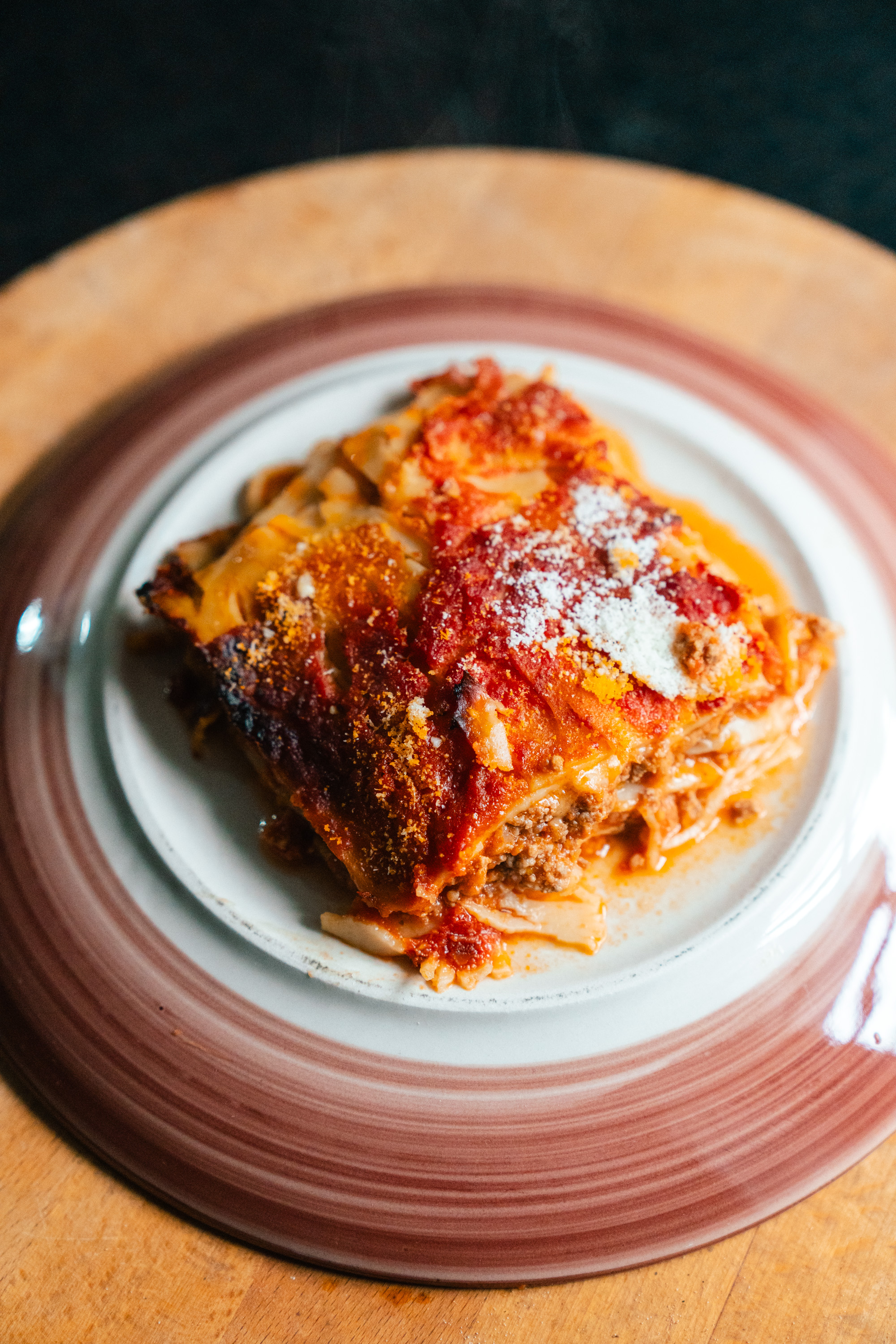 Lasagne lacto-vegetarian
