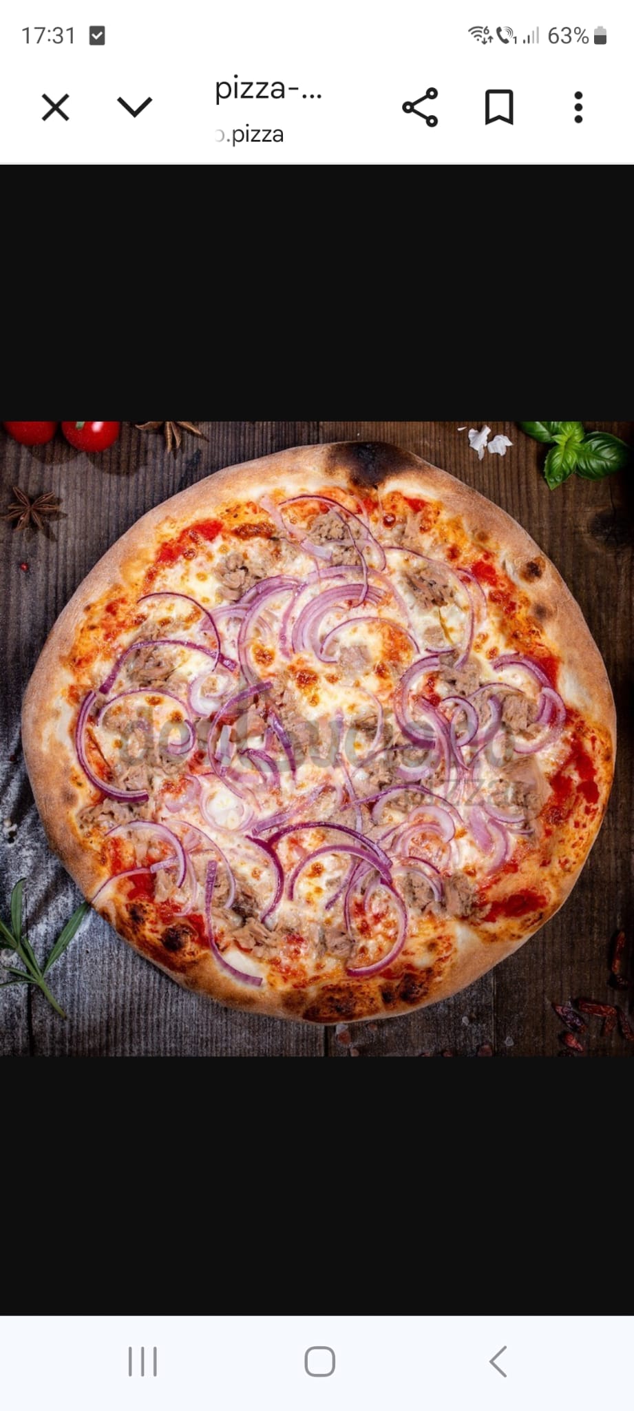 Pizza Cipolla e Tonno